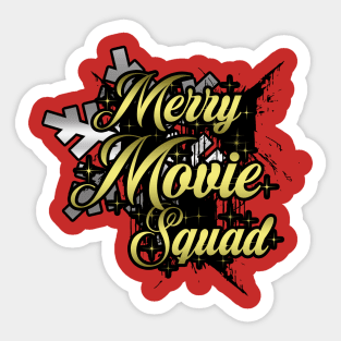 Merry Movie Squad Sticker